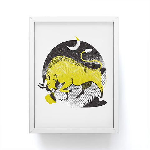 Lucie Rice Tito Taurus Framed Mini Art Print