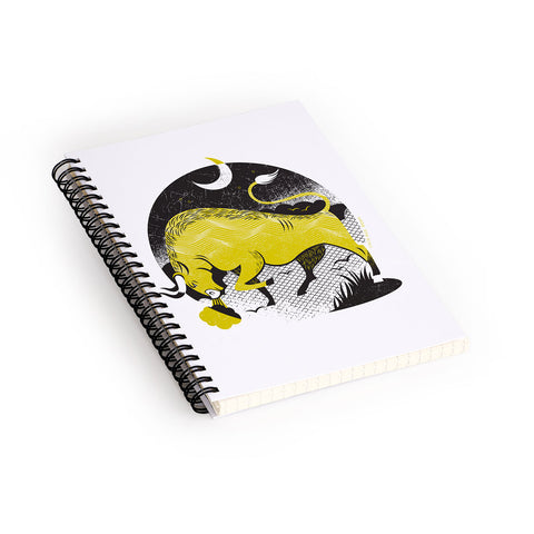 Lucie Rice Tito Taurus Spiral Notebook