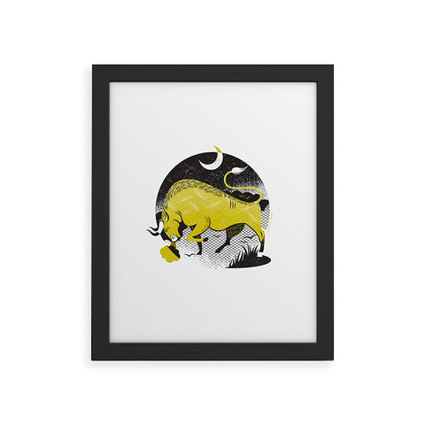 Lucie Rice Tito Taurus Framed Art Print