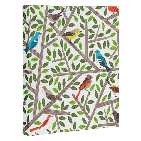 Lucie Rice Tweet Tweet Art Canvas