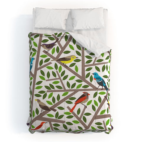 Lucie Rice Tweet Tweet Comforter