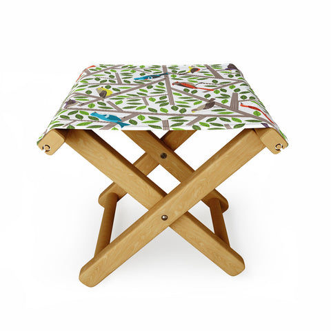 Lucie Rice Tweet Tweet Folding Stool