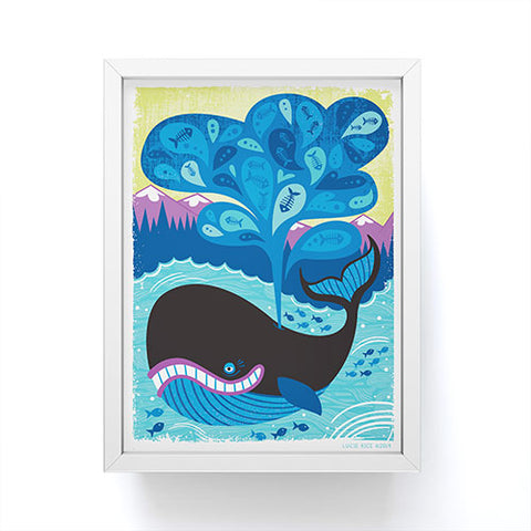 Lucie Rice Whale of a Tale Framed Mini Art Print