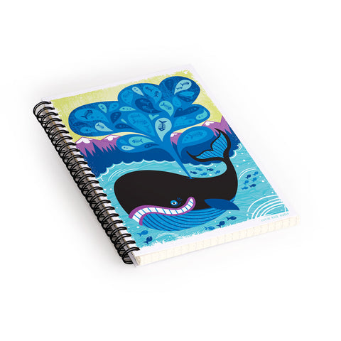 Lucie Rice Whale of a Tale Spiral Notebook