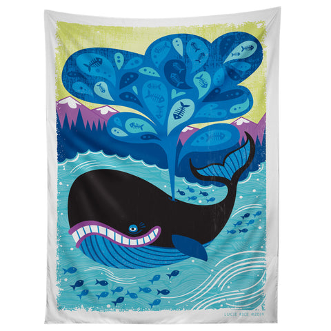 Lucie Rice Whale of a Tale Tapestry