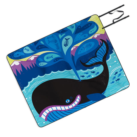 Lucie Rice Whale of a Tale Picnic Blanket