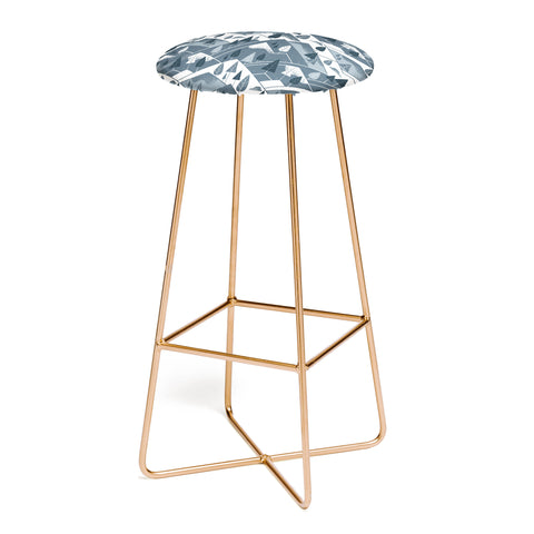 Lucie Rice Winter Woods Bar Stool