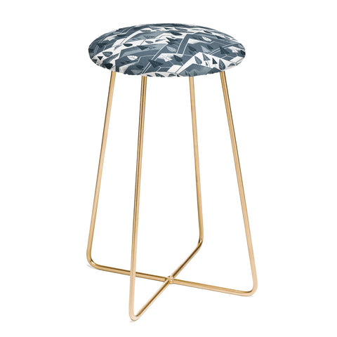 Lucie Rice Winter Woods Counter Stool