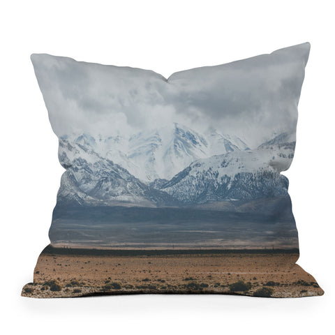 Luke Gram Atlas Mountains Throw Pillow