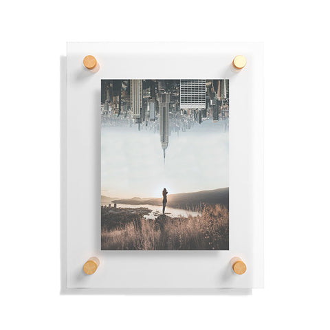 Luke Gram Between Earth City Floating Acrylic Print