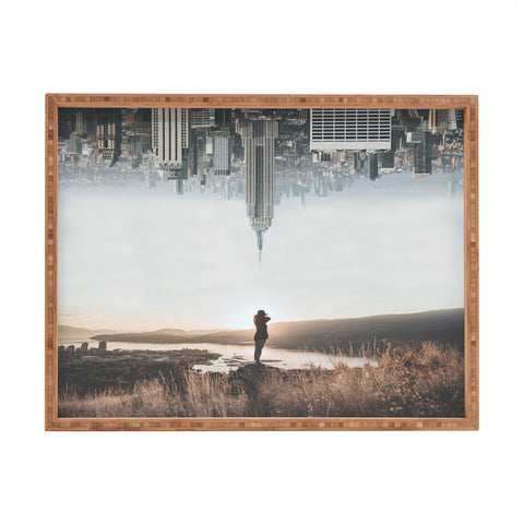 Luke Gram Between Earth City Rectangular Tray