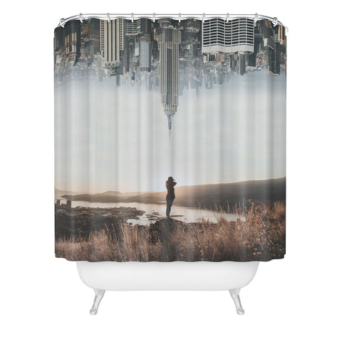 Luke Gram Between Earth City Shower Curtain