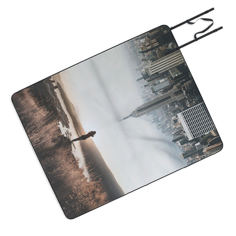 Luke Gram Between Earth City Outdoor Blanket