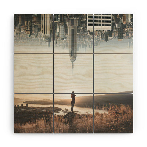 Luke Gram Between Earth City Wood Wall Mural