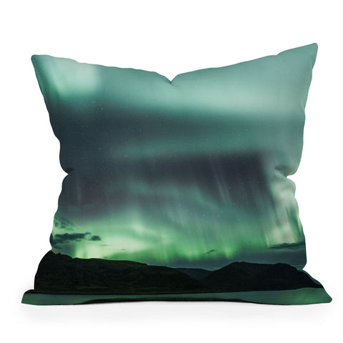 Luke Gram Borgarfjrur Iceland Throw Pillow