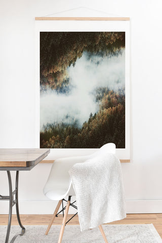 Luke Gram Forest Layers Art Print And Hanger