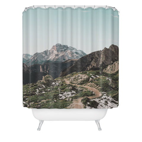 Luke Gram Italian Dolomites II Shower Curtain