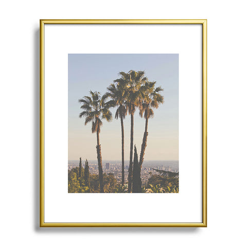 Luke Gram LA I Metal Framed Art Print