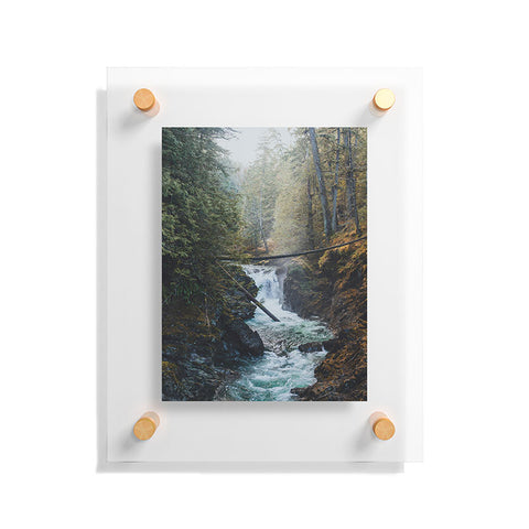 Luke Gram Little Qualicum Falls Floating Acrylic Print