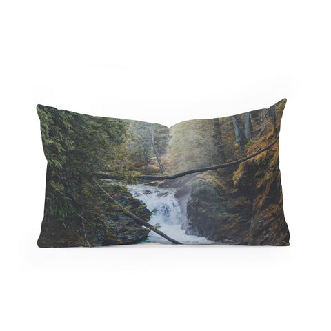 Luke Gram Little Qualicum Falls Oblong Throw Pillow