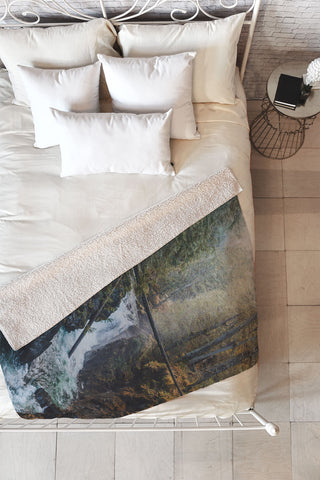 Luke Gram Little Qualicum Falls Fleece Throw Blanket