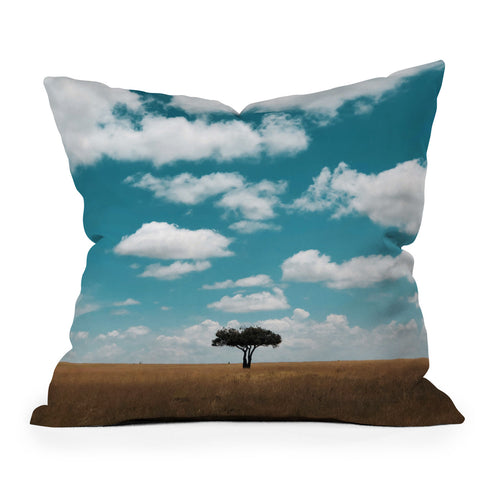 Luke Gram Masai Mara National Reserve II Throw Pillow