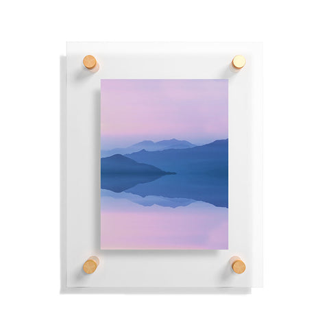 Luke Gram Mountain Reflections Floating Acrylic Print