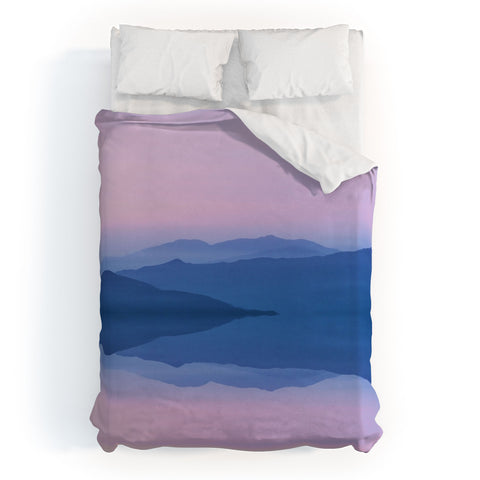 Luke Gram Mountain Reflections Duvet Cover