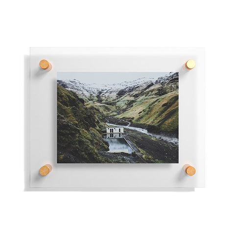 Luke Gram Seljavallalaug Iceland Floating Acrylic Print