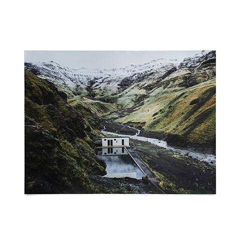 Luke Gram Seljavallalaug Iceland Poster