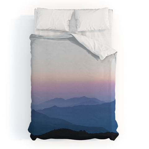Luke Gram Sunset in the Annapurnas Duvet Cover