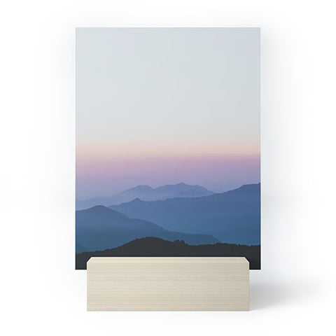 Luke Gram Sunset in the Annapurnas Mini Art Print
