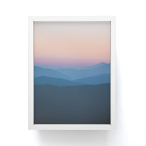Luke Gram Sunset over Nepal Framed Mini Art Print