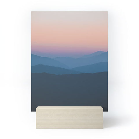 Luke Gram Sunset over Nepal Mini Art Print