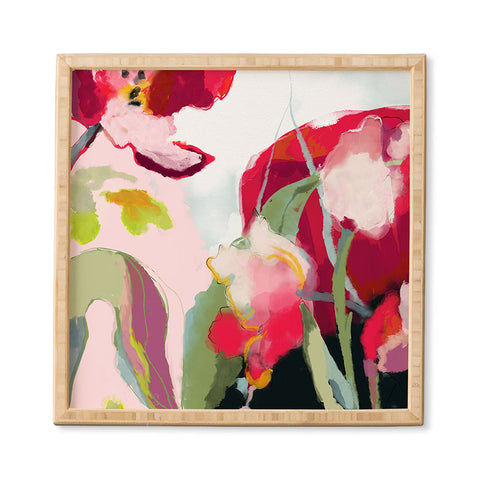 lunetricotee abstract bloom I Framed Wall Art