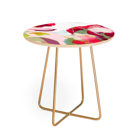 lunetricotee abstract bloom I Round Side Table