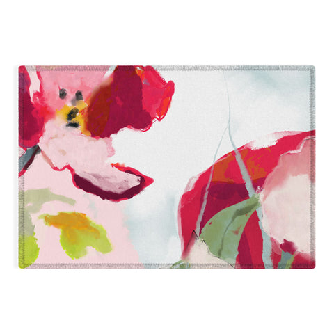 lunetricotee abstract bloom I Outdoor Rug