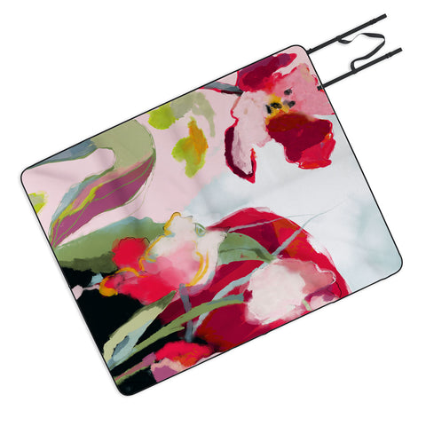 lunetricotee abstract bloom I Picnic Blanket