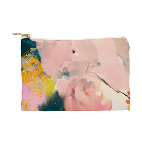 lunetricotee abstract floral inspiration Pouch