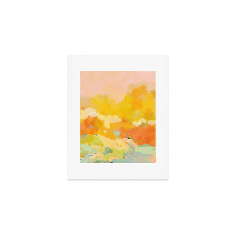 lunetricotee abstract spring sun Art Print