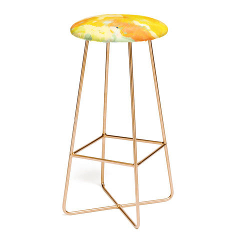 lunetricotee abstract spring sun Bar Stool