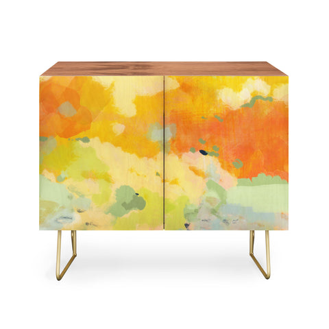 lunetricotee abstract spring sun Credenza