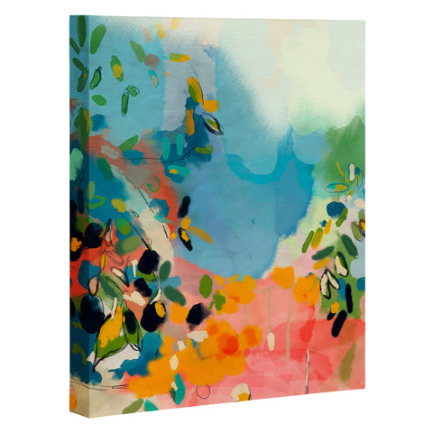 lunetricotee garden with sea view and olive tree Art Canvas