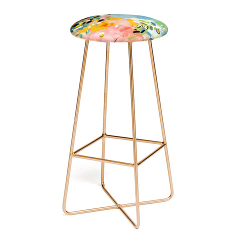 lunetricotee garden with sea view and olive tree Bar Stool