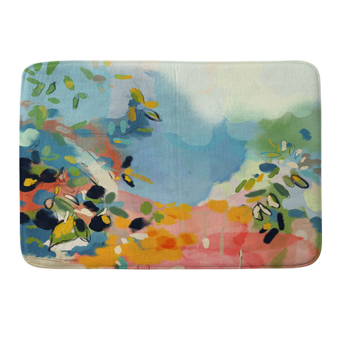 lunetricotee garden with sea view and olive tree Memory Foam Bath Mat