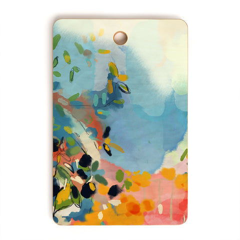 lunetricotee garden with sea view and olive tree Cutting Board Rectangle