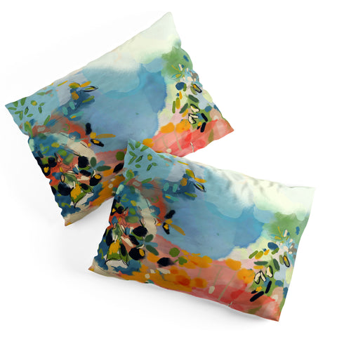 lunetricotee garden with sea view and olive tree Pillow Shams