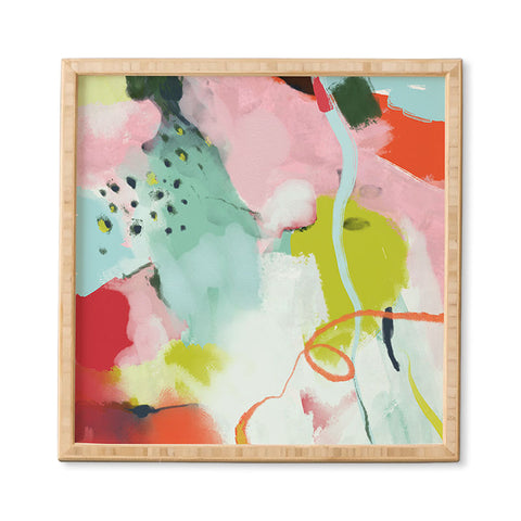 lunetricotee landscape in spring Framed Wall Art