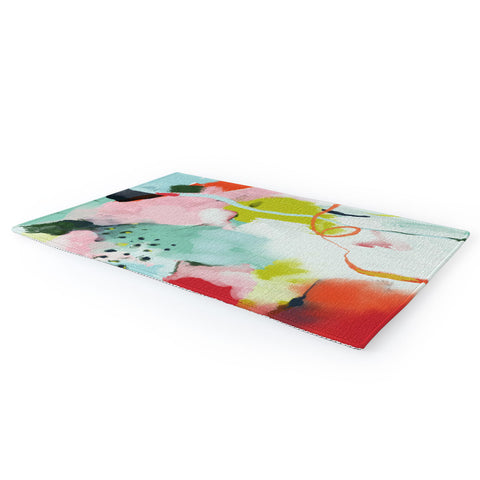 lunetricotee landscape in spring Area Rug