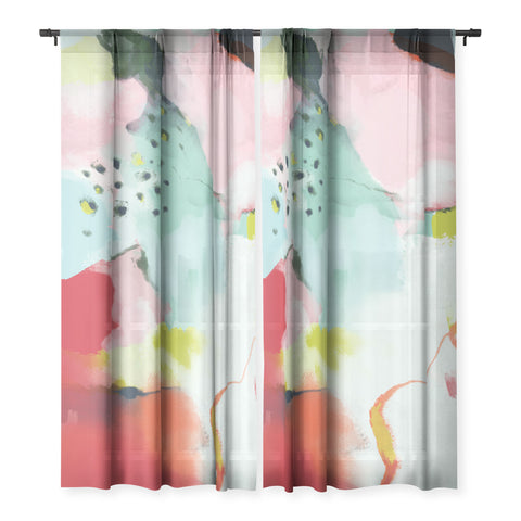 lunetricotee landscape in spring Sheer Non Repeat